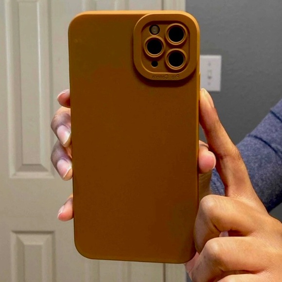 Brown Solid Color iPhone Case - Picture 5 of 5